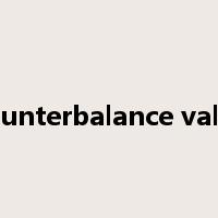 counterbalance valve是什么意思