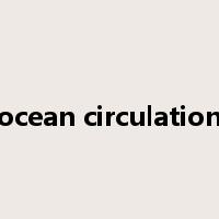 ocean circulation是什么意思