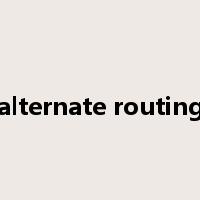 alternate routing是什么意思
