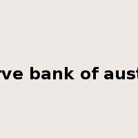 reserve bank of australia是什么意思
