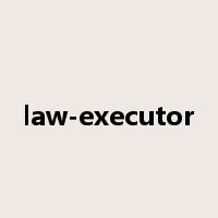 law-executor是什么意思
