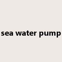 sea water pump是什么意思