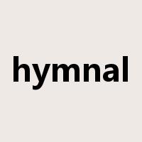 hymnal是什么意思