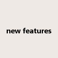 new features是什么意思
