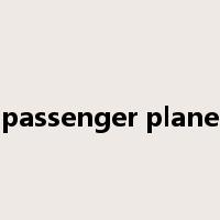 passenger plane是什么意思
