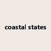 coastal states是什么意思