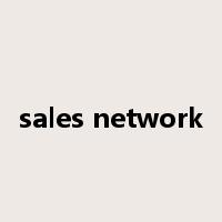 sales network是什么意思