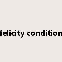 felicity condition是什么意思