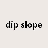 dip slope是什么意思