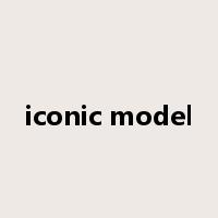 iconic model是什么意思