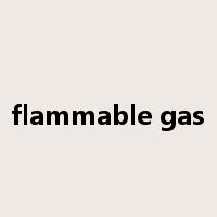 flammable gas是什么意思