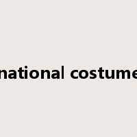 national costume是什么意思