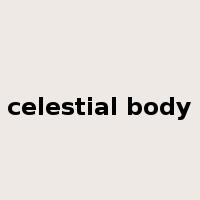 celestial body是什么意思