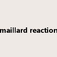 maillard reaction是什么意思