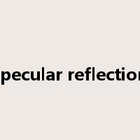 specular reflection是什么意思