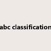 abc classification是什么意思