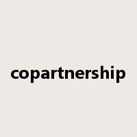 copartnership是什么意思