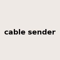 cable sender是什么意思