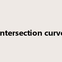 intersection curve是什么意思