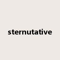 sternutative是什么意思