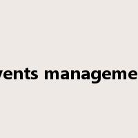 events management是什么意思