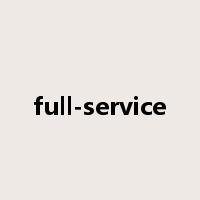 full-service是什么意思