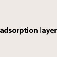 adsorption layer是什么意思