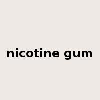 nicotine gum是什么意思