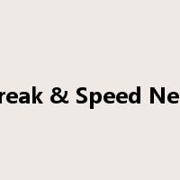 Coffee break & Speed Networking是什么意思