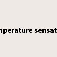temperature sensation是什么意思