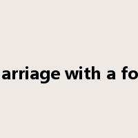 Marriage with a fool是什么意思