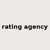 rating agency是什么意思