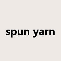 spun yarn是什么意思