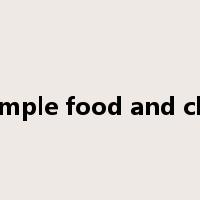 have ample food and clothing是什么意思