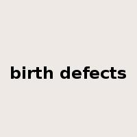 birth defects是什么意思