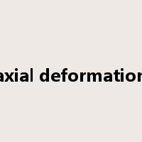 axial deformation是什么意思