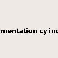 fermentation cylinder是什么意思