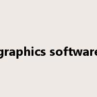 graphics software是什么意思