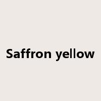 Saffron yellow是什么意思