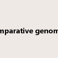 comparative genomics是什么意思