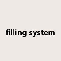 filling system是什么意思