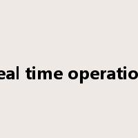 real time operation是什么意思