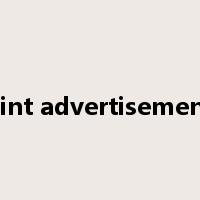 print advertisements是什么意思