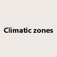 Climatic zones是什么意思