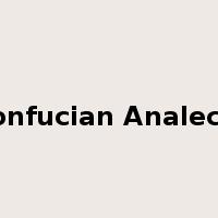 Confucian Analects是什么意思