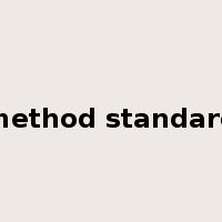 method standard是什么意思