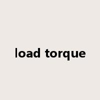 load torque是什么意思