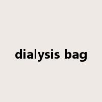 dialysis bag是什么意思