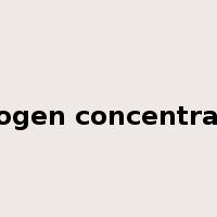 nitrogen concentration是什么意思