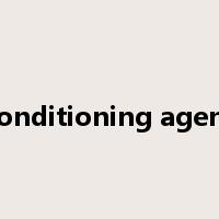 conditioning agent是什么意思